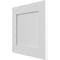 Ekena Millwork 12"W x 12"H True Fit PVC Flat Panel Shutters Sample, White SAMPLE-TFPFPWH - alternate 3